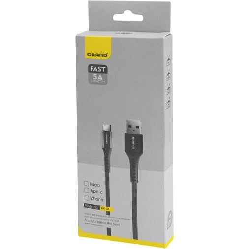 کابل USB به Micro USB گرند مدل GKP-02M