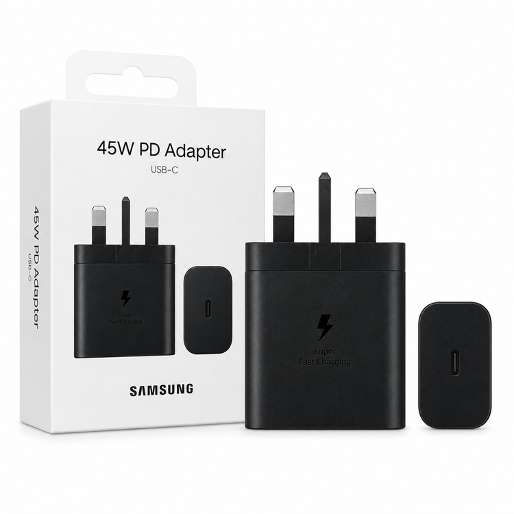 شارژر دیواری سامسونگ 45 وات Power Adapter Super Fast Charging 2.0