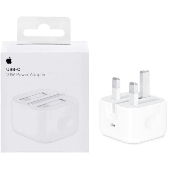 شارژر دیواری اپل 20 وات USB-C سه شاخه